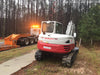 2019 Takeuchi TB290 Cab, AC, Rubber Tracks, Dozer Blade, Travel Alarm, Control Pattern Change Valve, Auxiliary Hydraulics w/18" Quick Coupler Bucket with teeth, 6.2 cu. ft. capacity/24" Quick Coupler Bucket with teeth, 8.6 cu. ft. capacity/36" Quick Coupler Bucket with teeth, 13.4 cu. ft. capacity, Quick Coupler, Hydraulic Thumb Installed