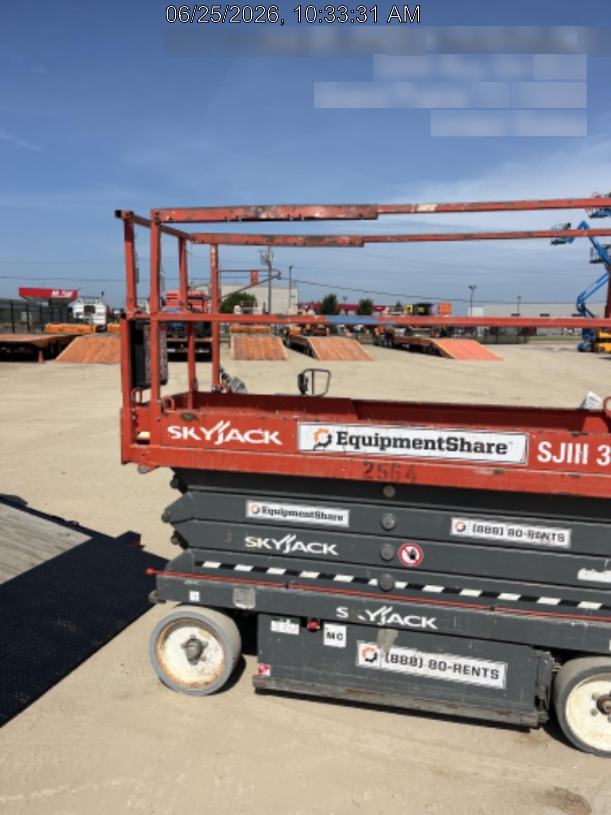 2016 Skyjack SJIII-3226 Standard Options