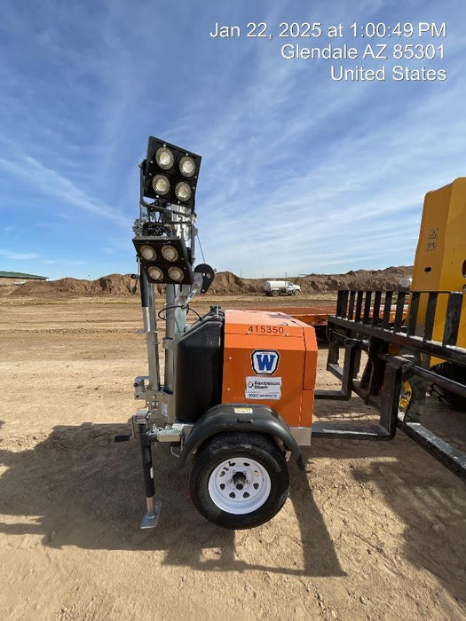 2024 Wanco WLTT-4MM4K Diesel, Deep Sea Controller, Shore Power Plug, Auto Start, (4) 350W LED Floodlights, 4kW Generator, 60 Gal Fuel Tank, 2" Ball, T3