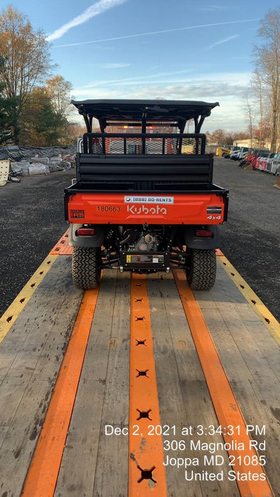 2021 Kubota RTV-X1140W-H Plastic Canopy, Windshield Acrylic Clear, LED Strobe Light, Wire Harness Kit, Back up Alarm