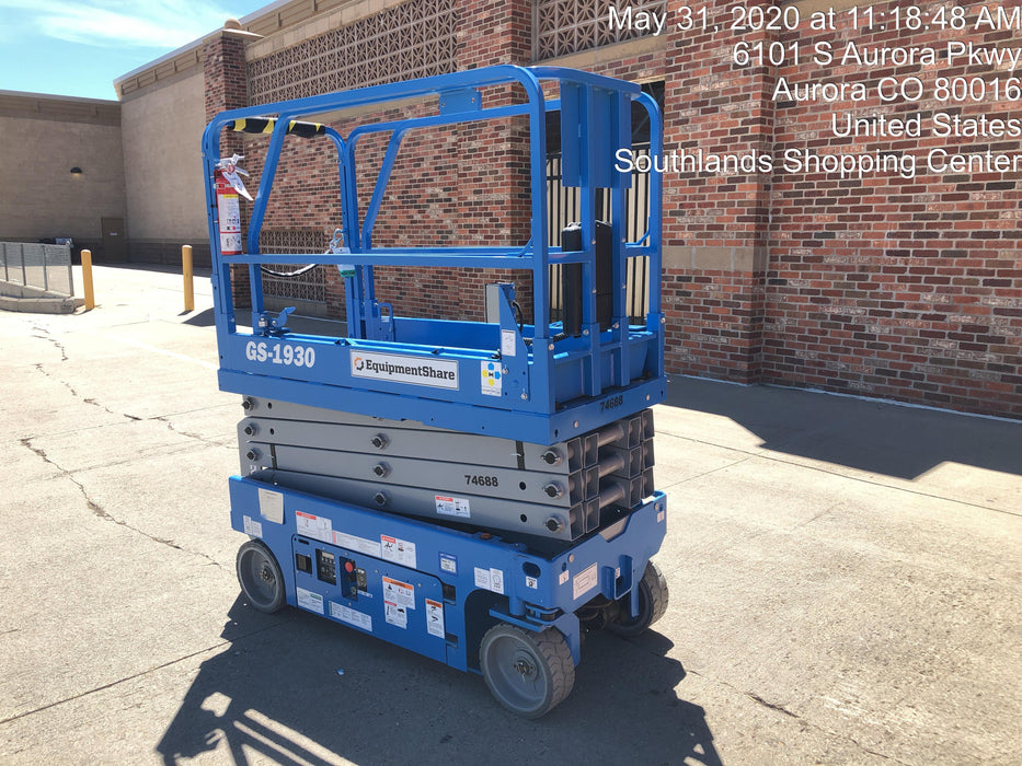 2020 Genie GS-1930 Fixed rails with chain entry gate - Pre A92.20