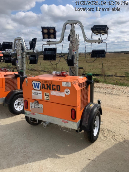 2024 Wanco WLTT-4MM4K Diesel, Deep Sea Controller, Shore Power Plug, Auto Start, (4) 350W LED Floodlights, 4kW Generator, 60 Gal Fuel Tank, 2" Ball, T3