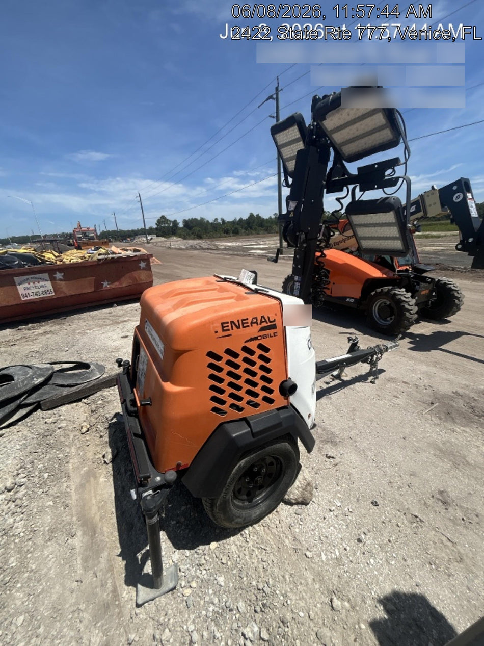 2023 Generac MLT2 Diesel, Flex Switch 120V Input, Powerzone Controller, 
(4) 320W LED Lights, 4kW Generator, 39.9 Gal Fuel Tank, 2" Ball, T3