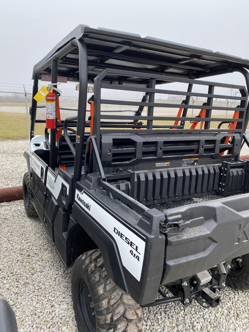 2022 Kawasaki Mule PRO-DXT Standard Options, Backup Alarm, Beacon, Plastic Hard Top, Poly Windshield, Horn Kit