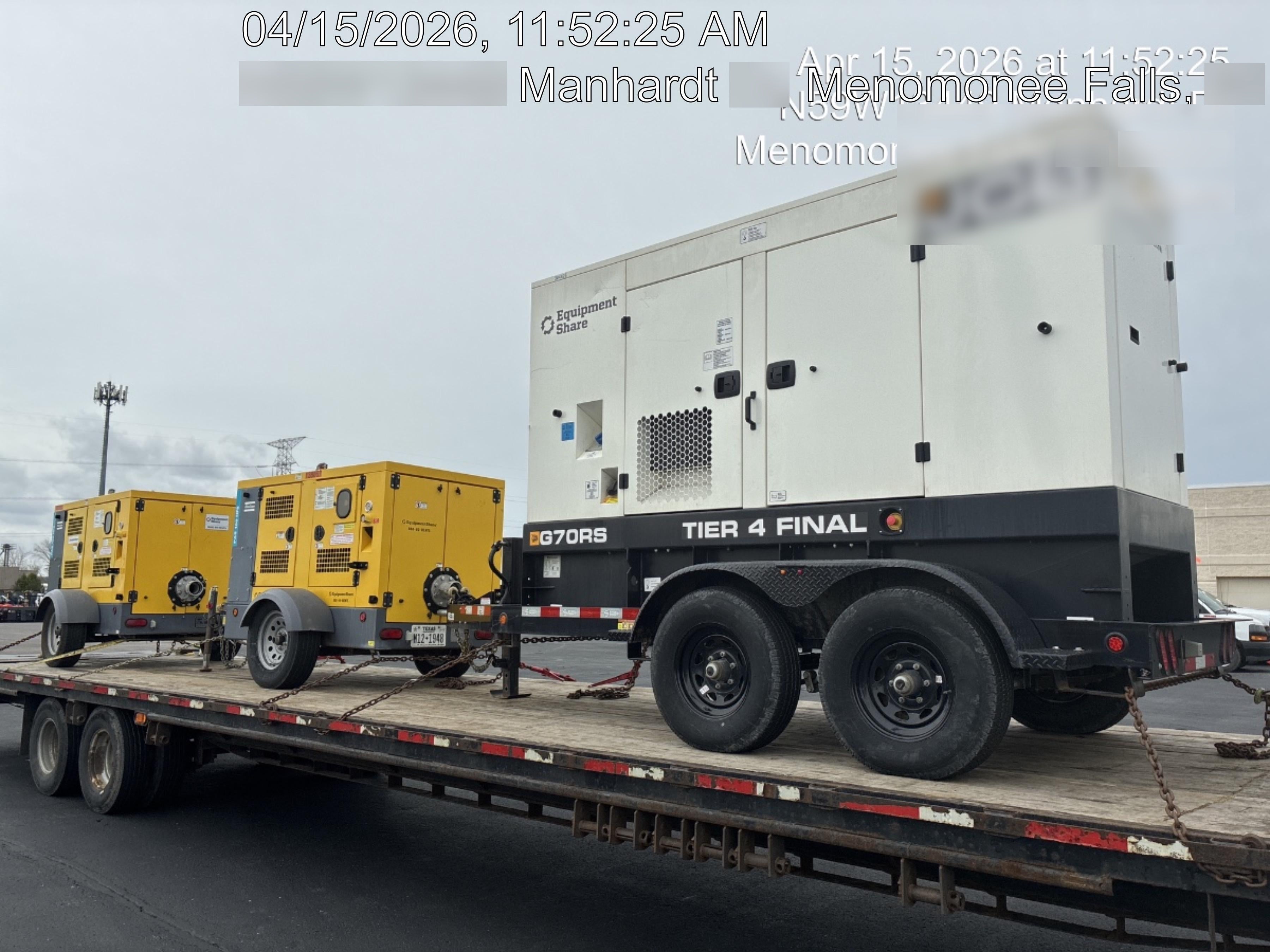 2020 ATLAS COPCO PAS 100 HF CS Enclosed
