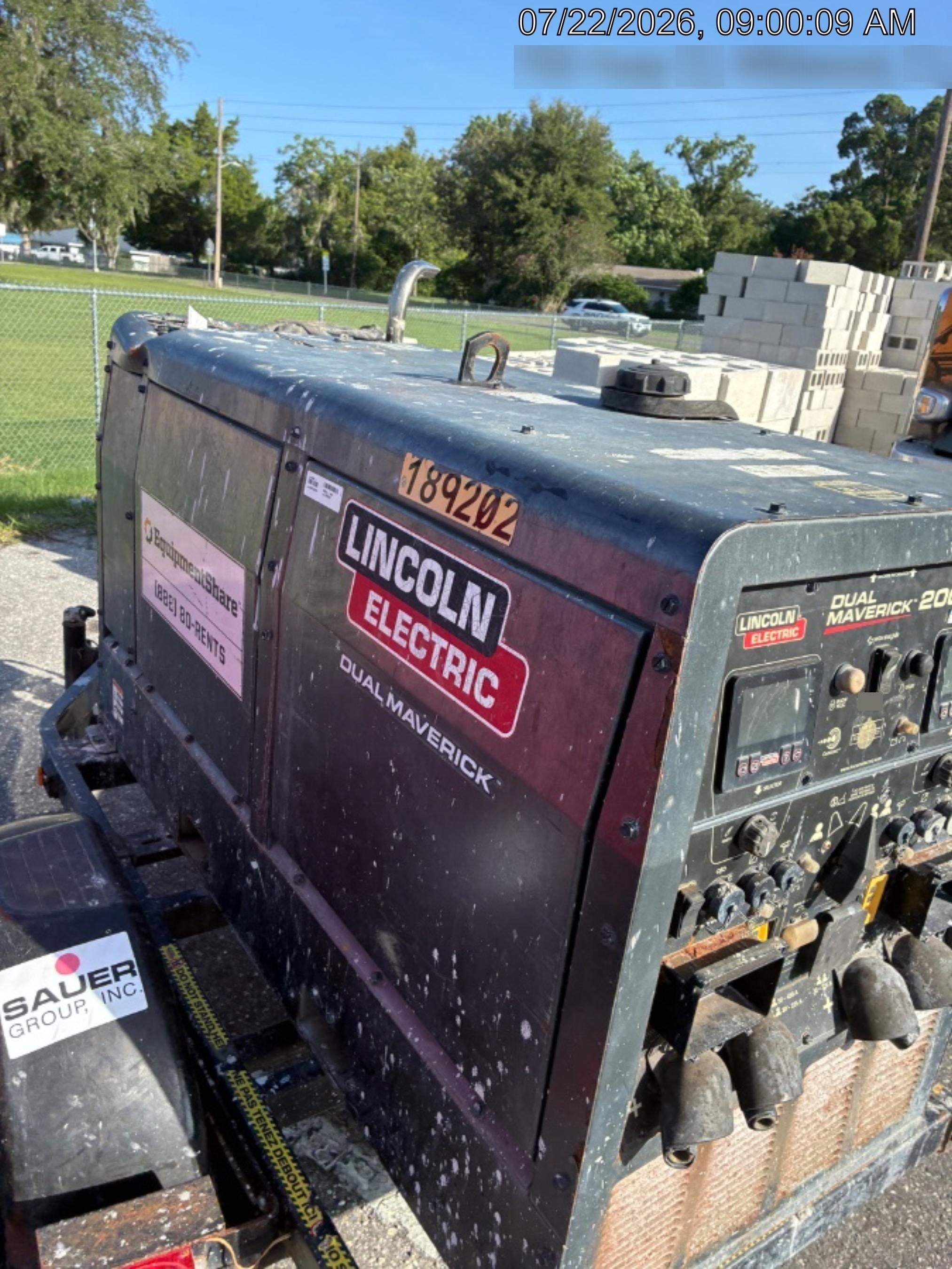 2021 Lincoln Electric Dual Maverick 200/200X Ready Pak 3, Includes Trailer, Cable Rack, Fender Light Kit
