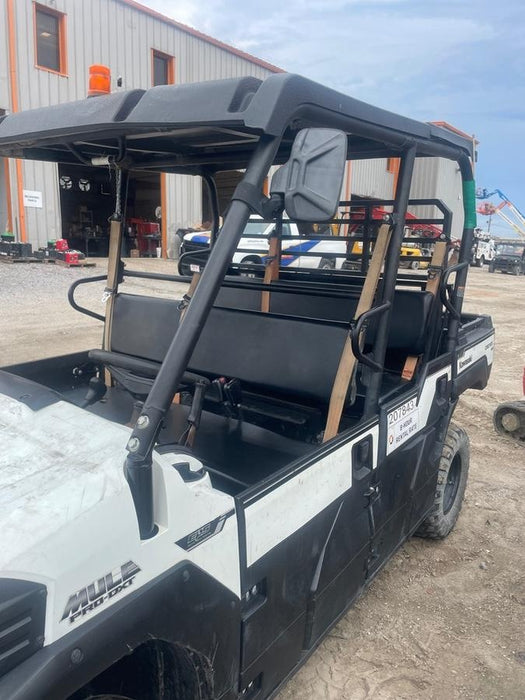 2022 Kawasaki Mule PRO-DXT Standard Options, Backup Alarm, Beacon, Plastic Hard Top, Poly Windshield, Horn Kit