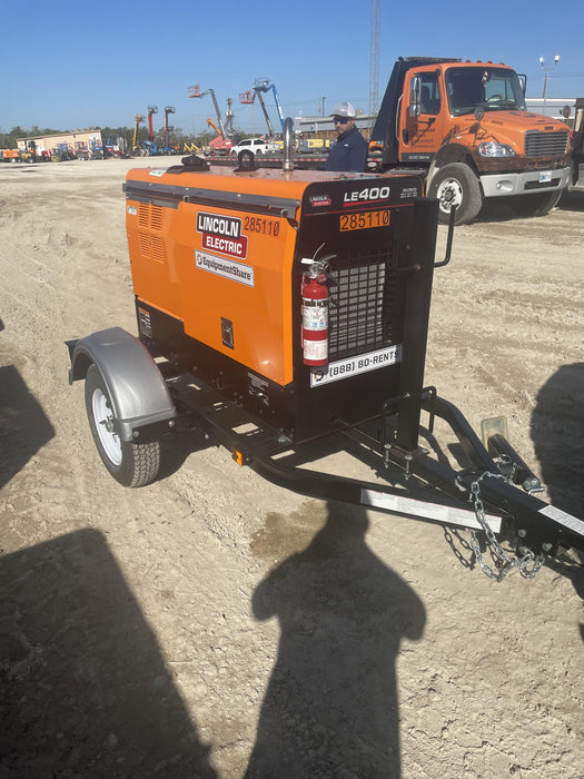 2022 Lincoln Electric LE400 Kubota V1505, Trlr, Cable Rack, Light Kit, ES Decals, T3