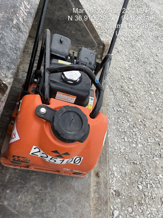 2022 Multiquip MVC88VTHW Plate Compactor, 20", w/Water Tank, Honda GX160