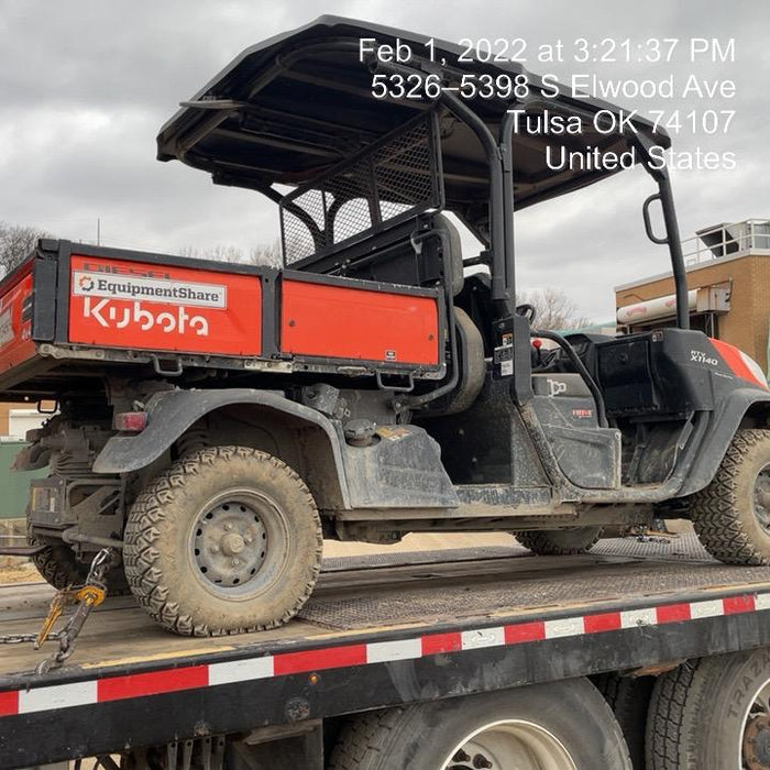 2021 Kubota RTV-X1140W-H Plastic Canopy, Windshield Acrylic Clear, LED Strobe Light, Wire Harness Kit, Back up Alarm