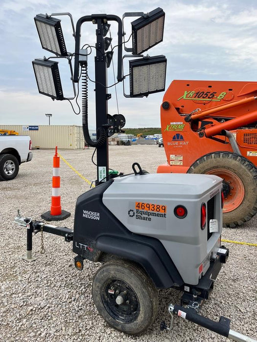 2024 Wacker Neuson LTT4 Diesel, Kohler KDW702, Deep Sea Controller, Auto Start, LED 320W, Bypass Outlet, T3