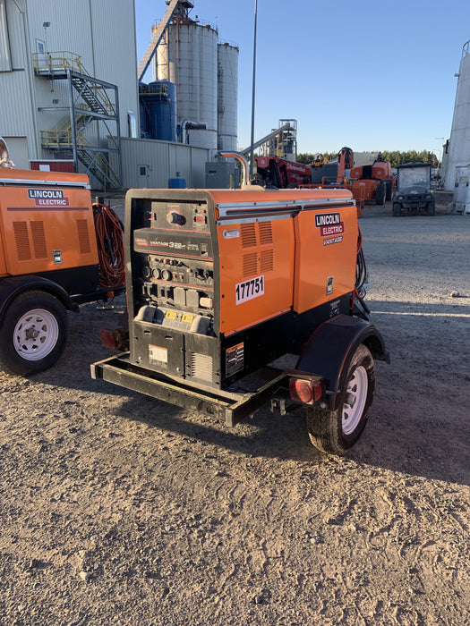 2021 Lincoln Electric Vantage 322 Vantage 322 Ready Pak 3 w/ Decals, ORANGE (includes trailer, cable rack, fender light kit) NO Telematics