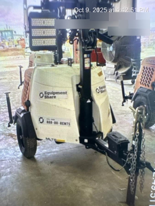 2024 Generac MLT2 Diesel, Flex Switch 120V Input, Powerzone Controller, 
(4) 320W LED Lights, 4kW Generator, 39.9 Gal Fuel Tank, 2" Ball, T3