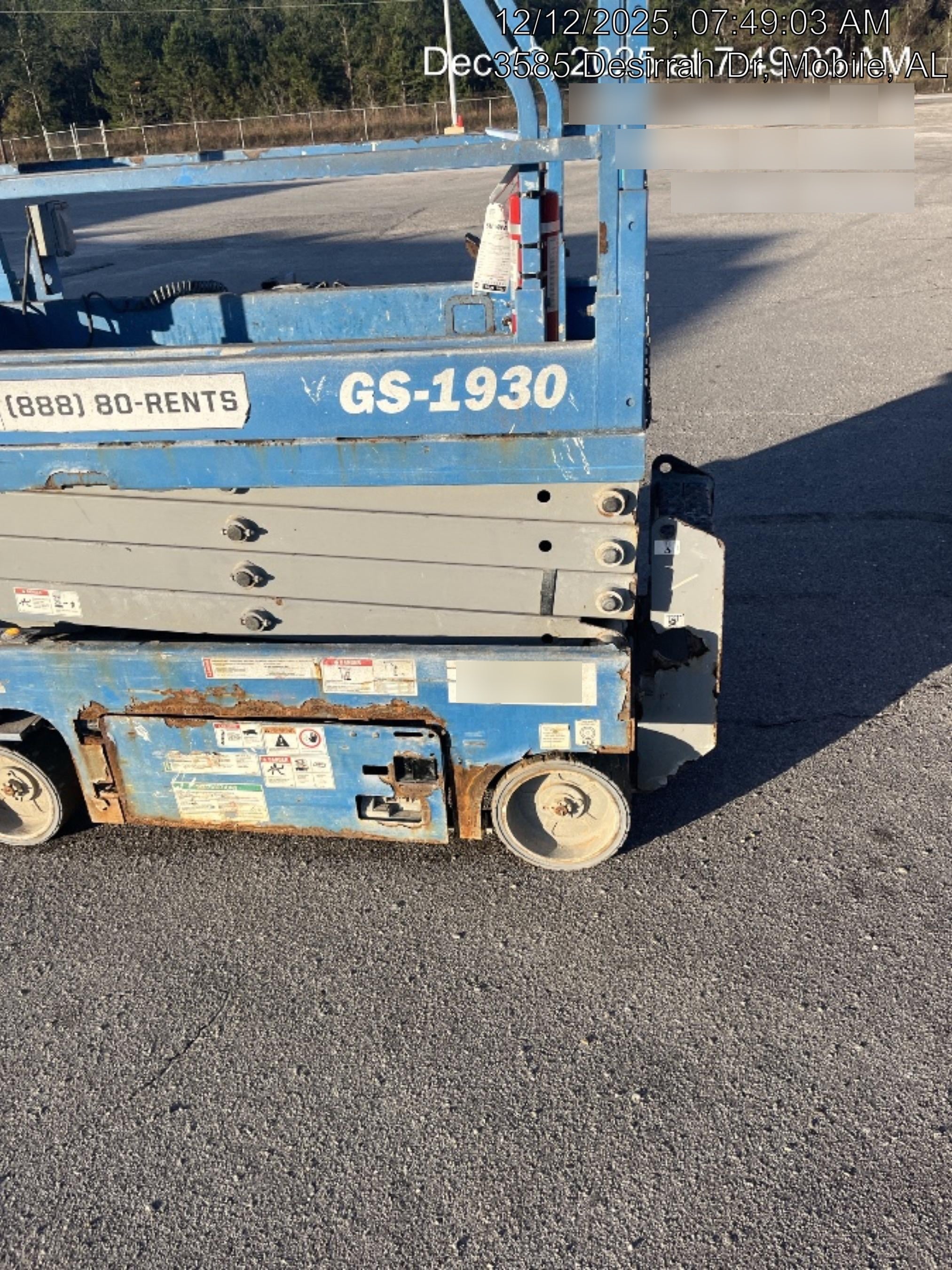 2018 Genie GS-1930 Genie GS-1930 Scissor Lift w/Standard Options
