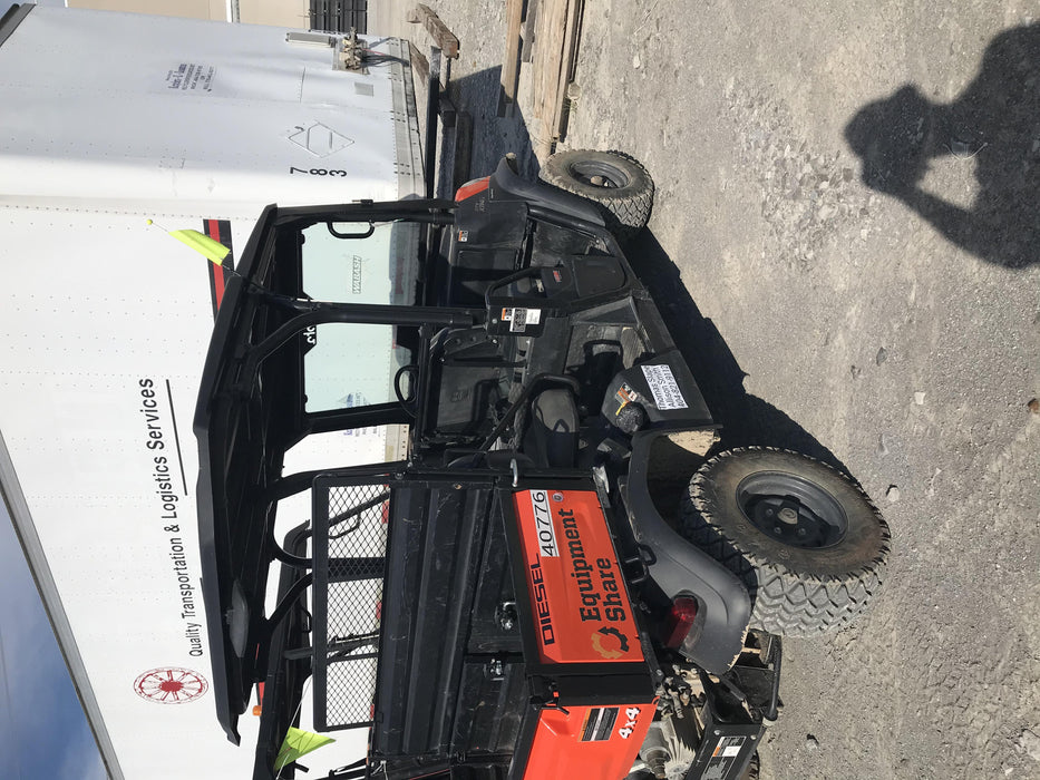 2019 Kubota RTV-X1140W-H 4wd Utility Cart, LED Strobe, Windshield Tempered Glass, Plastic Canopy, Wire Harness Kit, Backup Alarm
