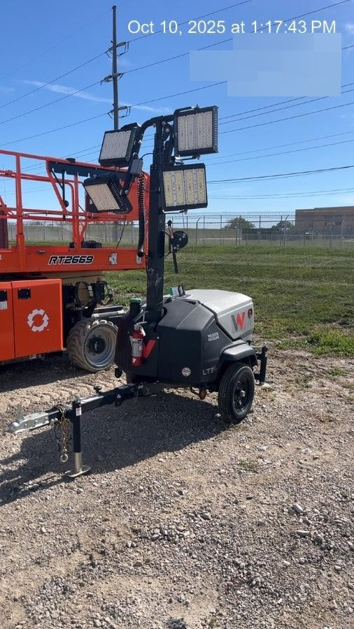 2024 Wacker Neuson LTT4 Diesel, Kohler KDW702, Deep Sea Controller, Auto Start, LED 320W, Bypass Outlet, T3