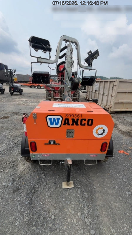 2024 Wanco WLTT-4MM4K Diesel, Deep Sea Controller, Shore Power Plug, Auto Start, (4) 350W LED Floodlights, 4kW Generator, 60 Gal Fuel Tank, 2" Ball, T3