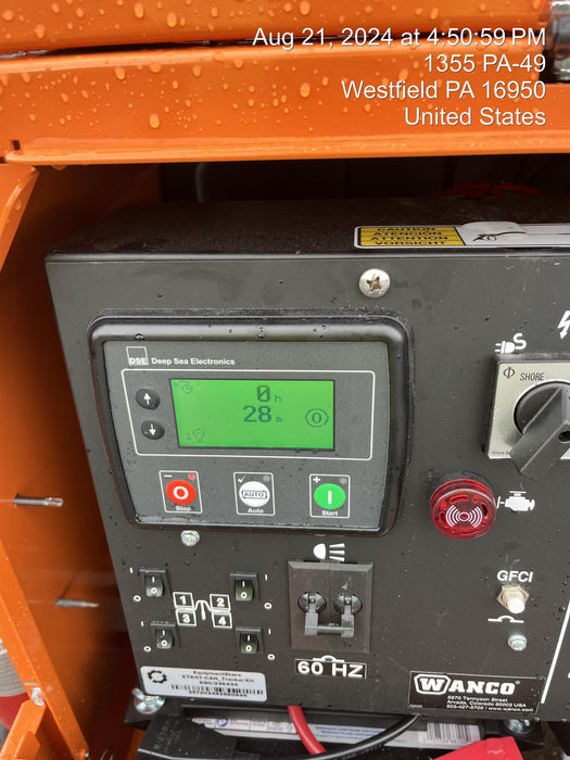 2024 Wanco WLTT-4MM4K Diesel, Deep Sea Controller, Shore Power Plug, Auto Start, (4) 350W LED Floodlights, 4kW Generator, 60 Gal Fuel Tank, 2" Ball, T3