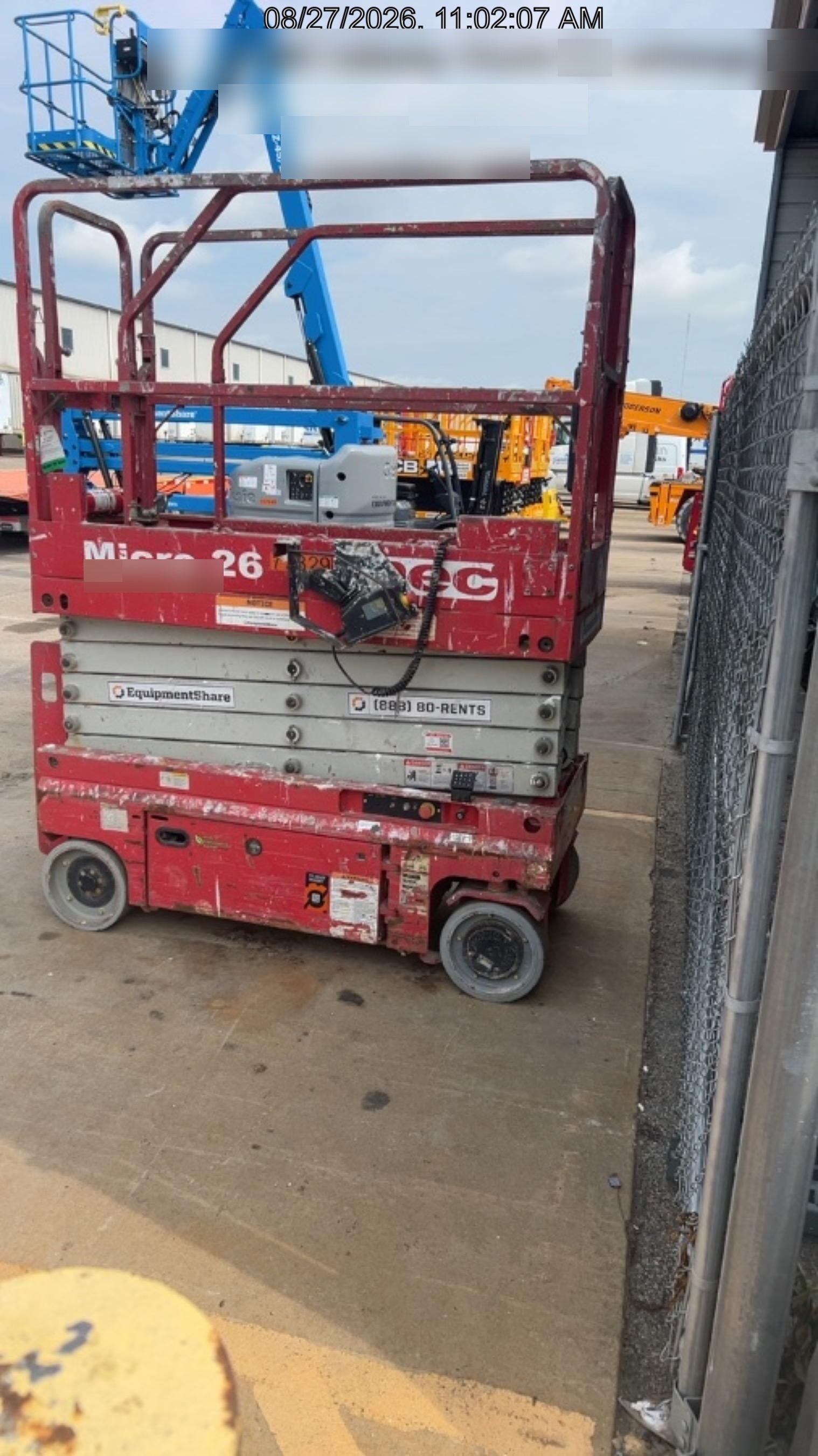 2019 Skyjack SJIII-3219 Standard Options
