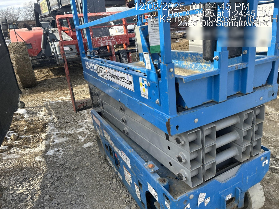 2019 Genie GS-1930 Fixed Rails with Chain Entry