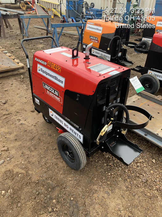 2024 Lincoln Electric Ranger 305 LPG Ranger 305 LPG, Undercarriage, Tank Holder & Strap, 10kw AC Gen, 25hp Kohler LPG Eng