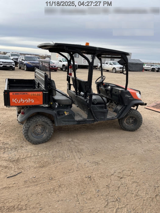2021 Kubota RTV-X1140W-H Plastic Canopy, Windshield Acrylic Clear, LED Strobe Light, Wire Harness Kit, Back up Alarm