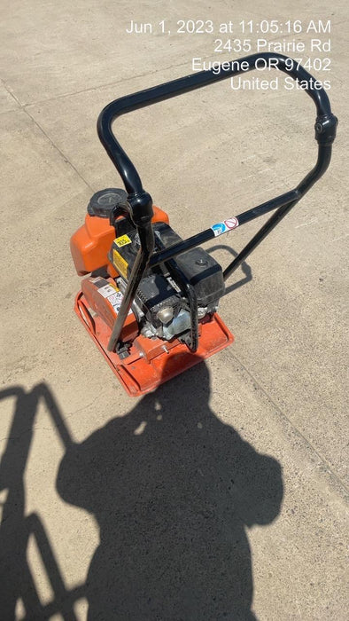 2020 Multiquip MVC82VHW Plate Honda GX160 w/water tank 18 wide