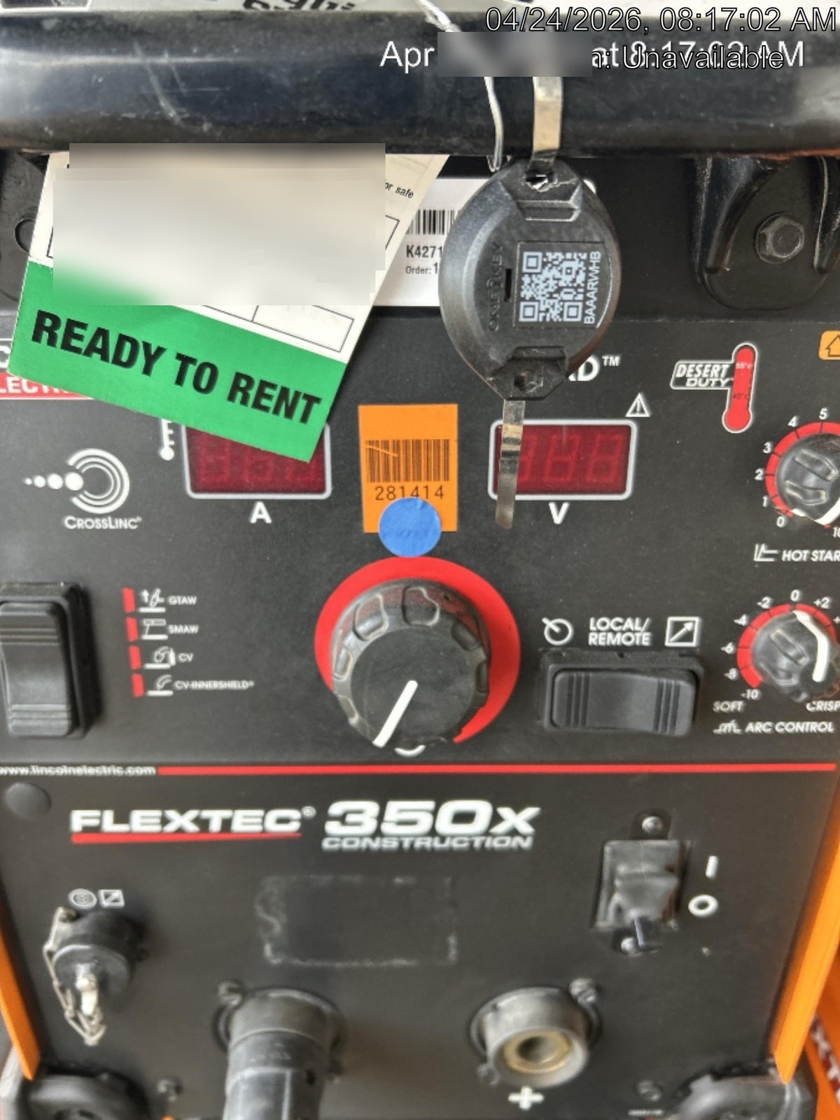 2022 LINCOLN ELECTRIC FLEXTEC 350X