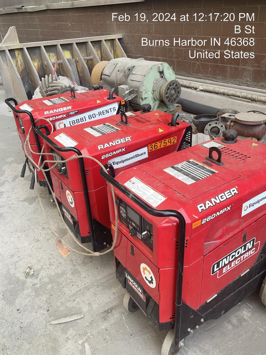 2023 Lincoln Electric Ranger 260MPX K3458-1 Ranger Gasoline Engine Driven Welder (Kohler)