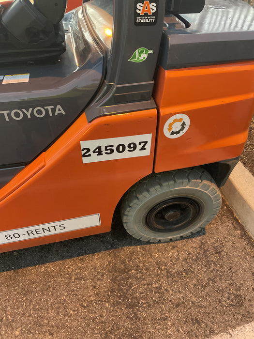 2022 TOYOTA 8FGU25 LP w/ Scale