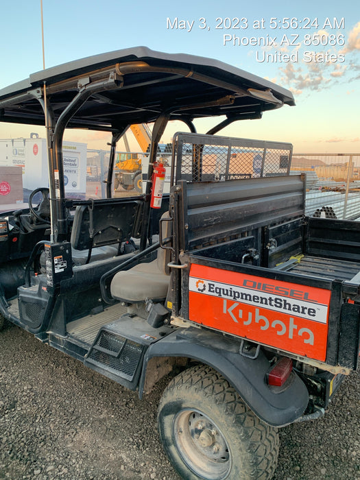 2022 Kubota RTV-X1140W-H Plastic Canopy, Windshield Acrylic Clear, LED Strobe Light, Wire Harness Kit, Back up Alarm