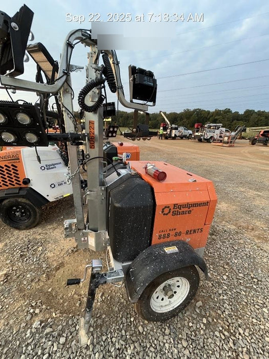 2025 Wanco WLTT-4MM4K Diesel, Mitsubishi L2E, 9.0HP @1800 rpm, Deep Sea Controller, Shore Power Plug, Auto Start, (4) 350W LED Floodlights, 4kW Generator, 60 Gal Fuel Tank, 2" Ball, T3