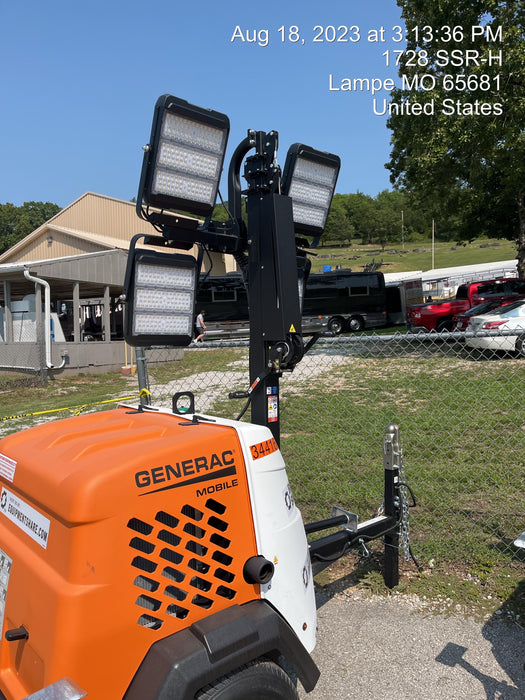 2023 Generac MLT2 Diesel, Flex Switch 120V Input, Powerzone Controller, (4) 320W LED Lights, 4kW Generator, 39.9 Gal Fuel Tank, 2" Ball, T3