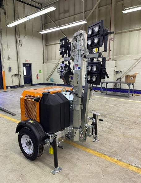 2024 Wanco WLTT-4MM4K Diesel, Deep Sea Controller, Shore Power Plug, Auto Start, (4) 350W LED Floodlights, 4kW Generator, 60 Gal Fuel Tank, 2" Ball, T3