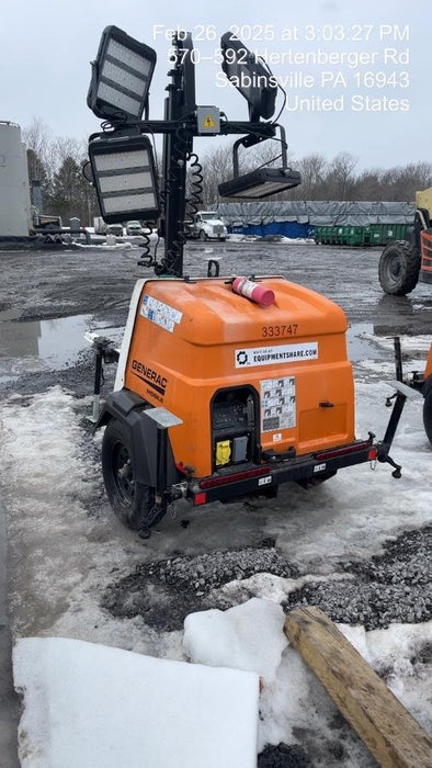 2023 Generac MLT2 Diesel, Flex Switch 120V Input, Powerzone Controller, (4) 320W LED Lights, 4kW Generator, 39.9 Gal Fuel Tank, 2" Ball, T3