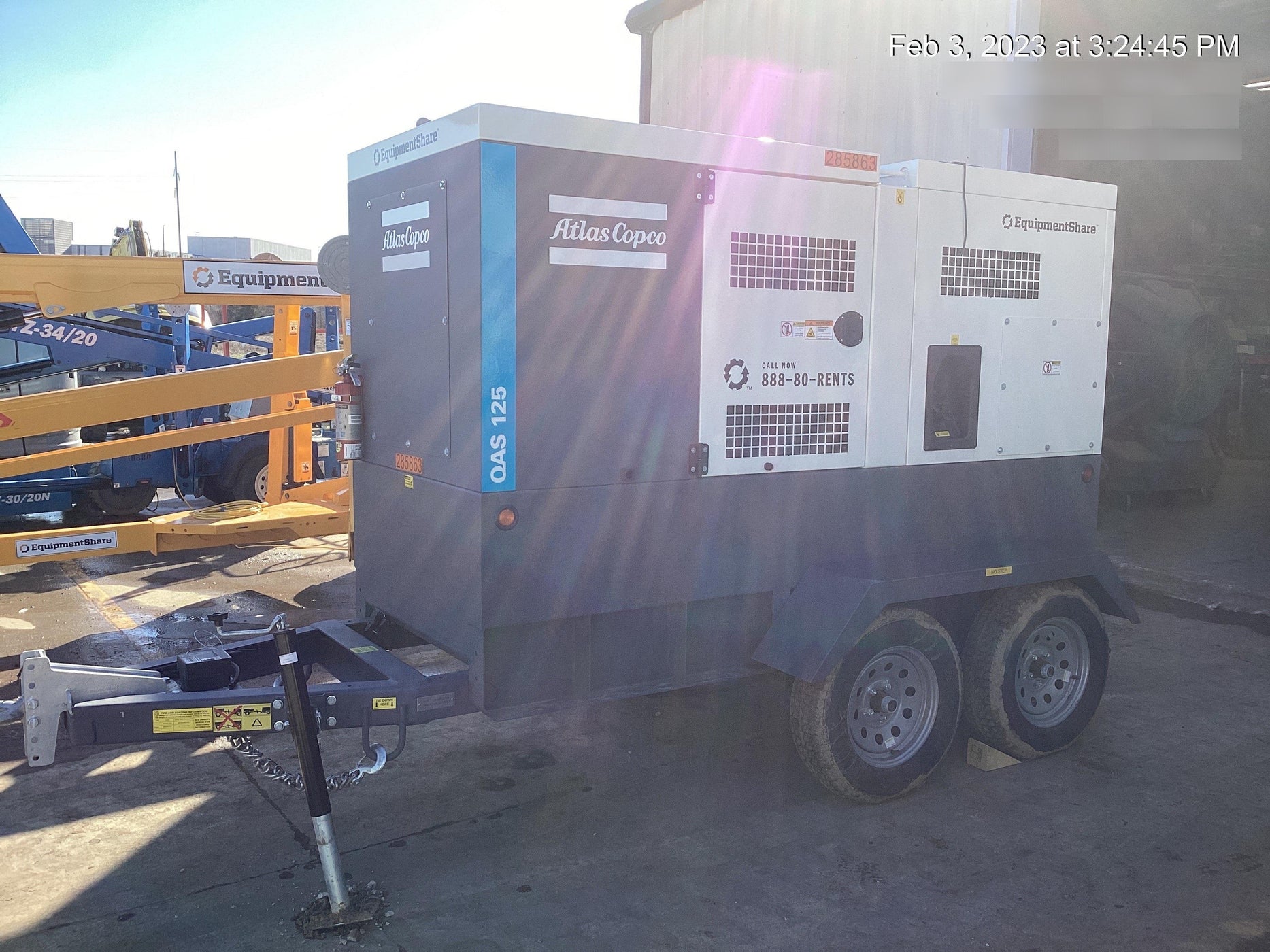 2022 ATLAS COPCO QAS 125 — Used Equipment | EquipmentShare