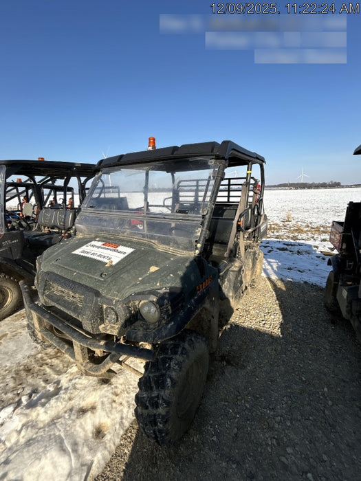 2019 Kawasaki Mule PRO-DXT Standard Options, Backup Alarm, Beacon, Plastic Hard Top, Poly Windshield, Horn Kit