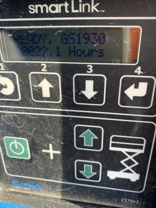 2020 Genie GS-1930 Solid Non Marking Tires, Beacon, Folding rails with half height swing gate, 800W Inverter