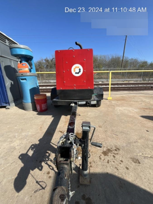 2022 Shindaiwa DGW400MDL Kubota D902 Engine, 23 HP, Dual Op Welder, Wire, Arc, Droop Stick, Tig, and CC Stick Functionality, Simulphase, 3 Phase and 1 Phase Gen Output, Single Axle NB Trlr, Slr Trckl Chrg 12V 12W, Fire Ext