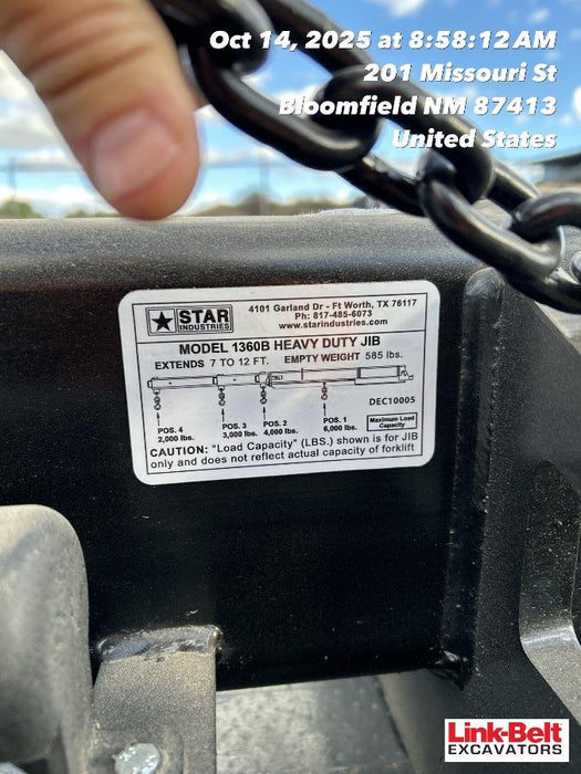 2025 STAR INDUSTRIES M1360B - Star JIB Boom