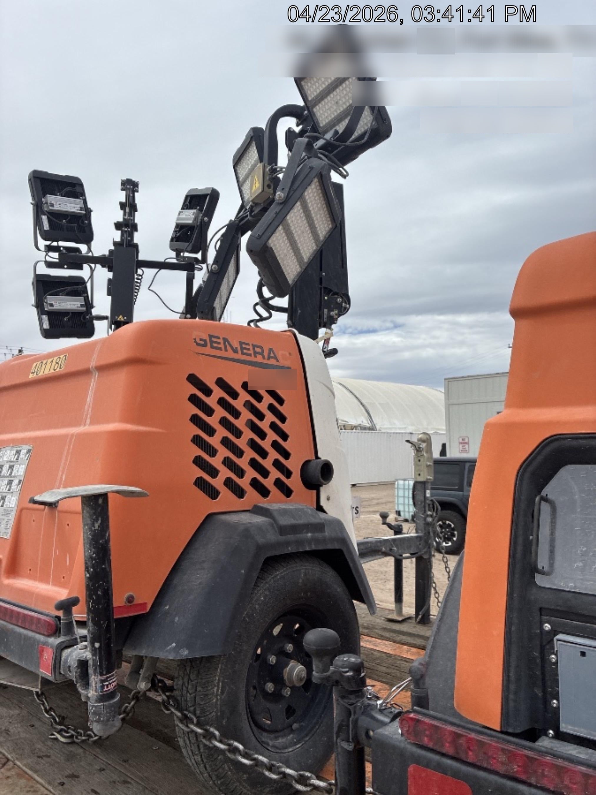 2024 Generac MLT2 Diesel, Flex Switch 120V Input, Powerzone Controller, 
(4) 320W LED Lights, 4kW Generator, 39.9 Gal Fuel Tank, 2" Ball, T3
