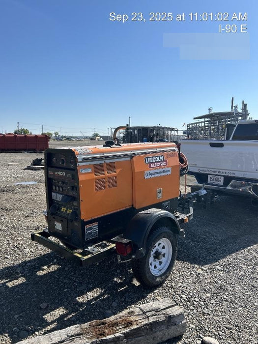 2022 Lincoln Electric LE400 Kubota V1505, Trlr, Cable Rack, Light Kit, ES Decals, T3