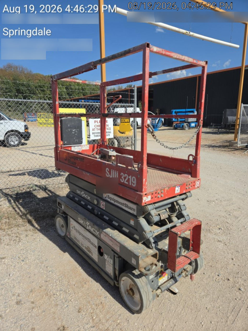 2019 Skyjack SJIII-3219 Standard Options, Trojan Batteries