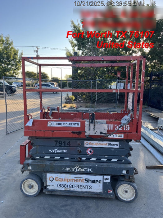 2018 SKYJACK SJIII-3219