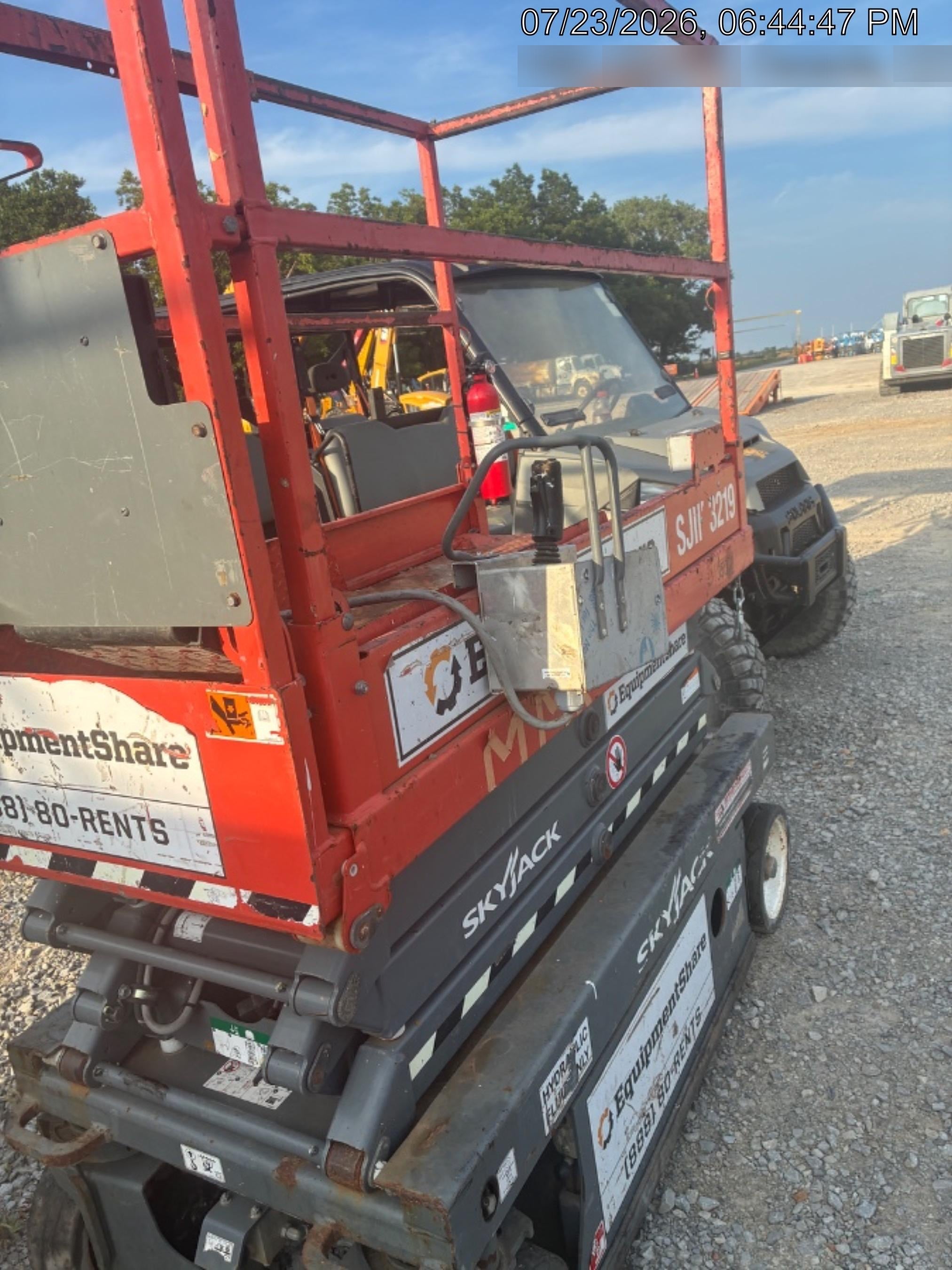2019 Skyjack SJIII-3219 Standard Options, Trojan Batteries
