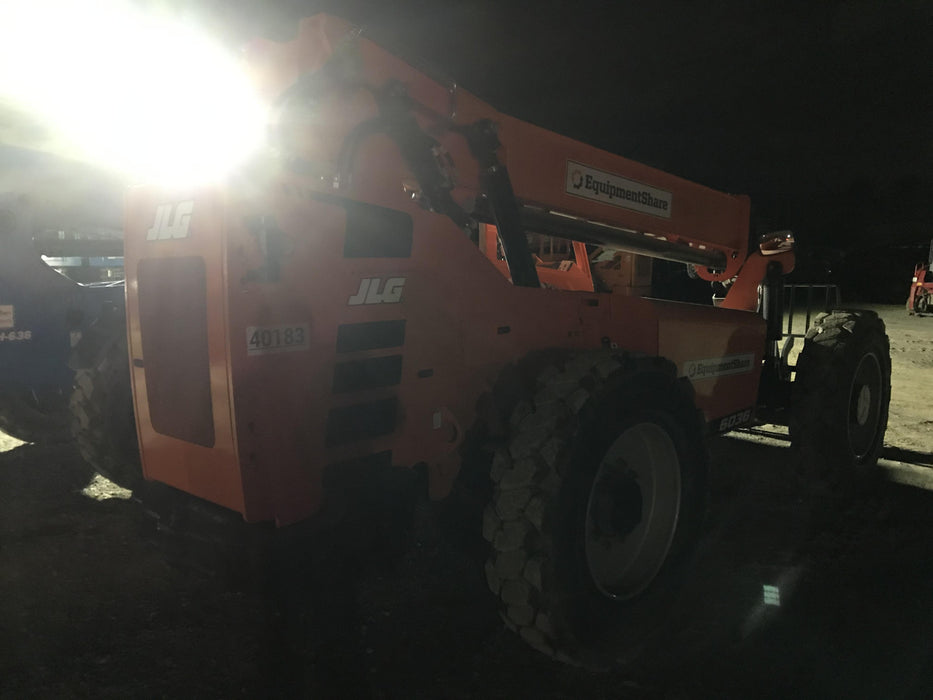 2019 Skytrak 6036 Canopy, Solid Tires, LED Work Lights, Beacon 50" Carriage, 48" Pallet Forks