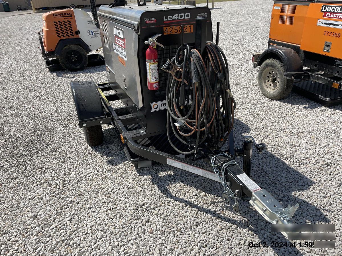 2024 Lincoln Electric LE400 Kubota V1505, Trlr, Cable Rack, Light Kit, ES Decals, T3