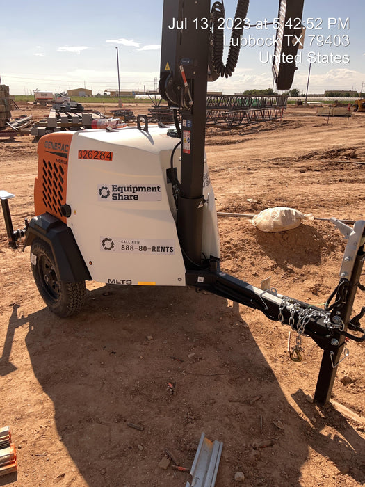 2023 Generac MLT2 Diesel, Flex Switch 120V Input, Powerzone Controller, (4) 320W LED Lights, 4kW Generator, 39.9 Gal Fuel Tank, 2" Ball, T3