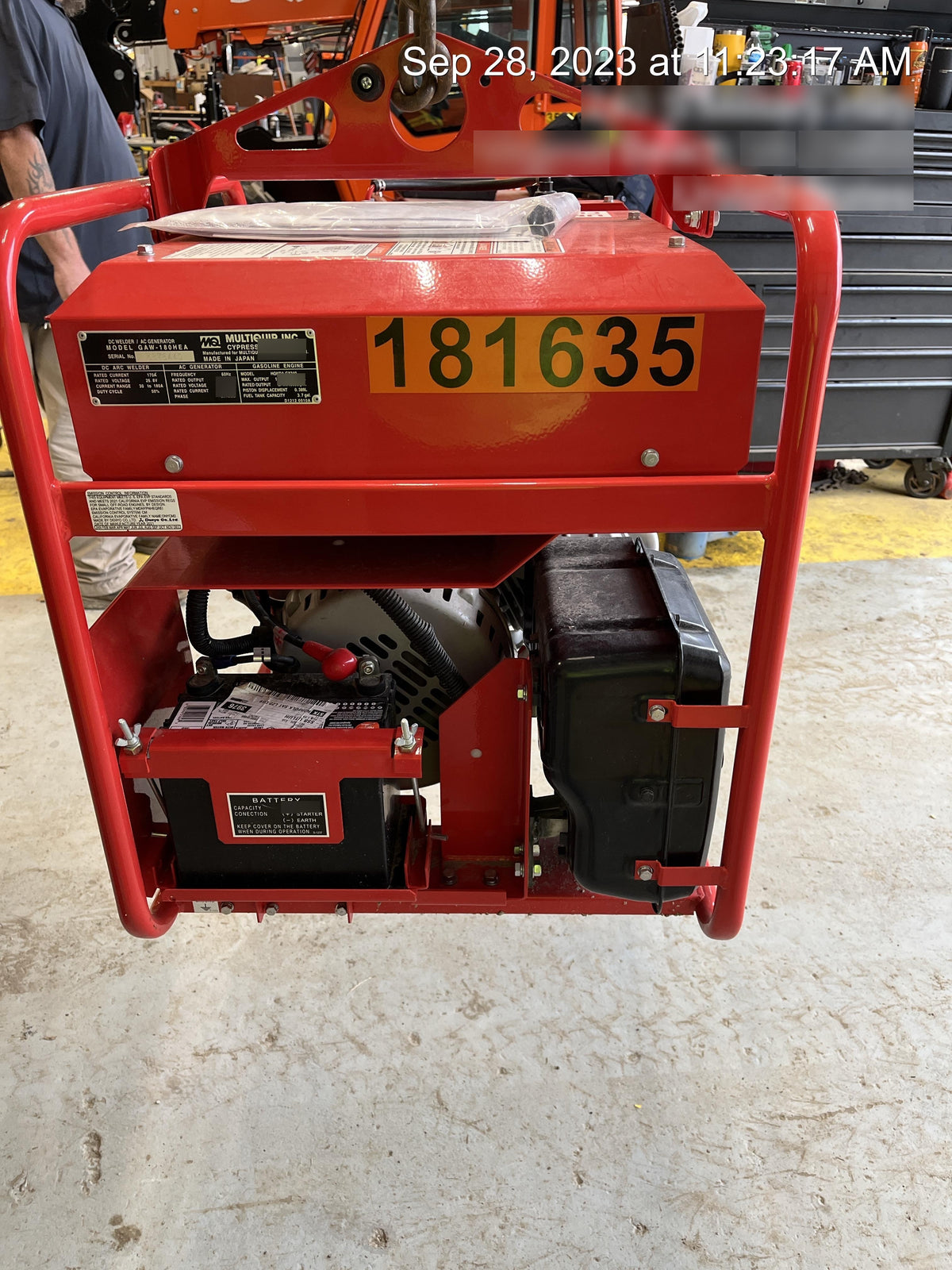 2021 MULTIQUIP GAW180HEA