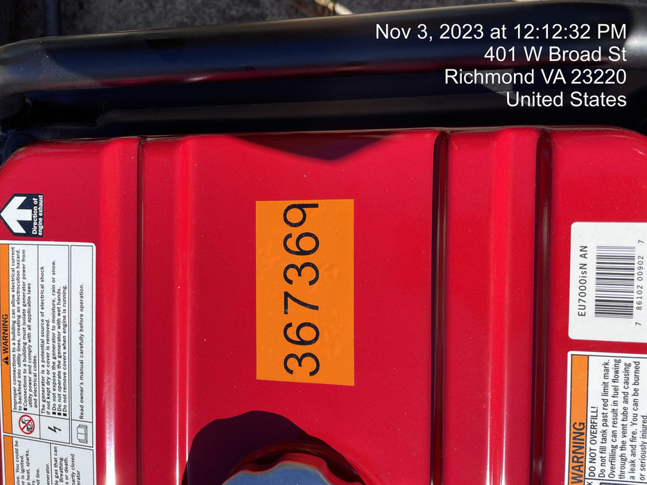 2023 HONDA EU7000ISNAN